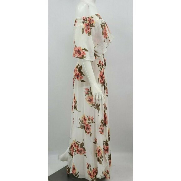 New Flynn Skye Miranda Maxi Dress Floral Chiffon - Picture 4 of 12